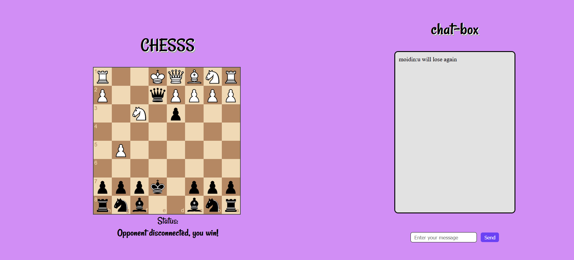 Chess Gameplay